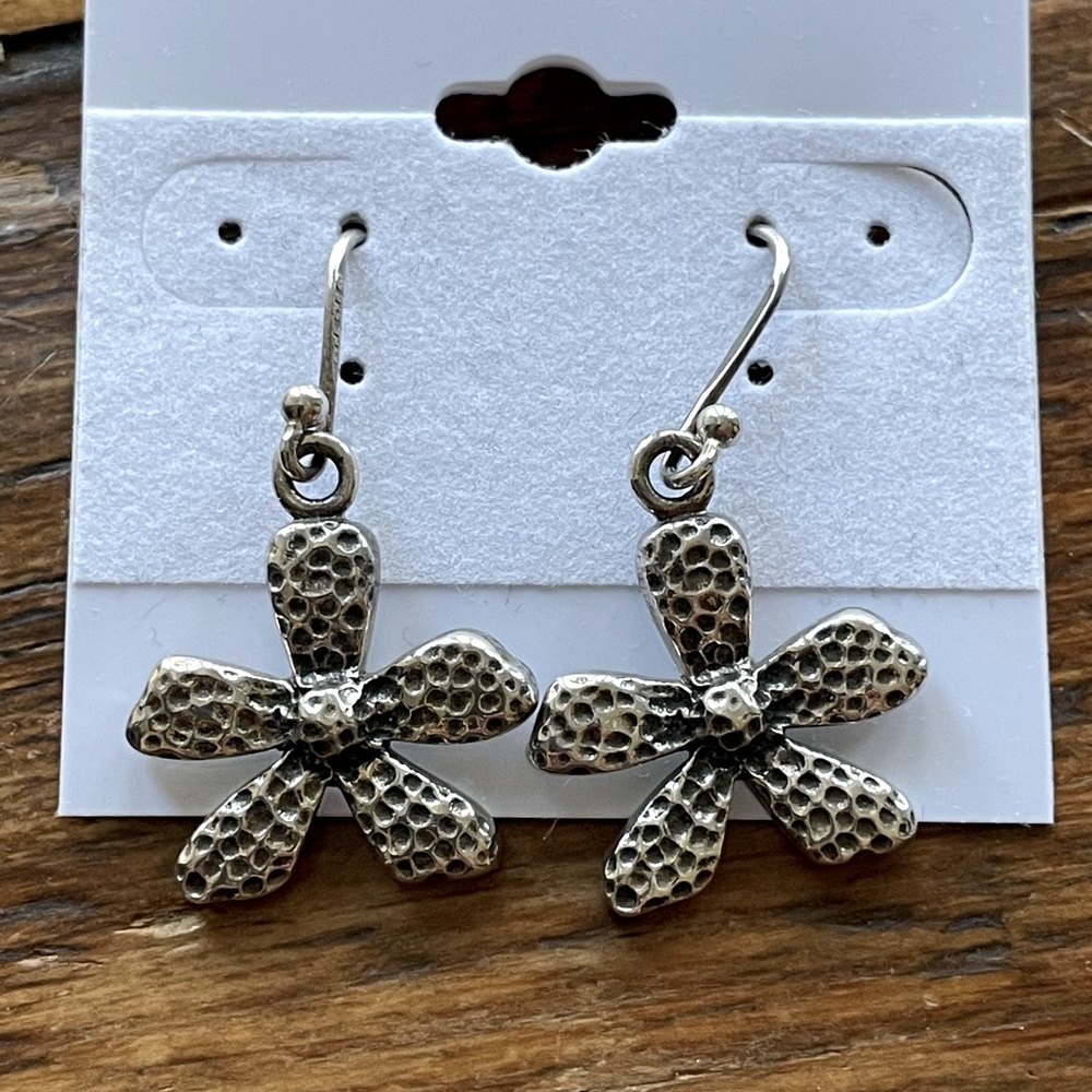Silpada 925 Sterling Silver Flower Earrings